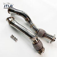 Premium SUS304 Edelstahl Spiegelpoliertes Auspuff-Downpipe Racing-Krümmer für BMW F97 X3M F98 X4M S58 3.0T 2019-2026