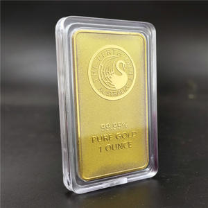 Spel Token Australia Perth Mint Vergulde Bar Metalen Gouden Staaf Voor Geschenken Collectie Rekwisieten - Product Image 3