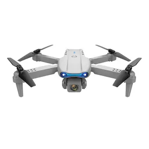 Aparelhos eletrônicos, mini drone e99 pro wifi fpv quadcopter helicóptero com dupla câmera 4k H-D, controle remoto, dobrável, drones, brinquedos de menino