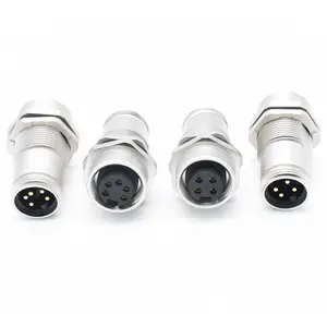 Connector Supplier Circular Connector 5 Pin 4 Pin IP67 Male Female 7/8 Waterproof Socket Connector