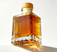 Diffuseur de parfum en verre de luxe 50ml-500ml avec bouchon en liège, diffuseur d'arômes, rafraîchisseur d'air, flacon de parfum, boîte de mariage