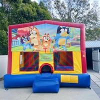 Château gonflable commercial pour fêtes, pour enfants et adultes, avec souffleur, location
