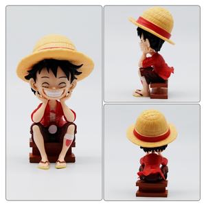 3 pièces/ensemble Figurines Statues 0NE PIECE Enfant Luffy souriant en course Figurine en PVC Jouets d'anime pour enfants Cadeaux - Product Image 3
