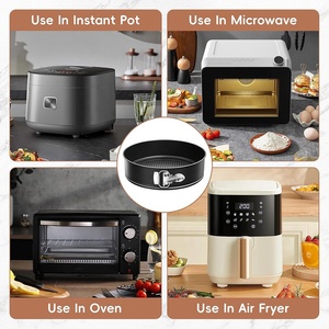 Panci cetakan memanggang kue, 5 "6" 7 "8" 9 "10" 12 "dasar dapat dilepas bahan baja karbon bentuk pegas kustom - Product Image 6