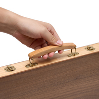Jeu de backgammon en bois massif de qualité supérieure, personnalisable en usine OEM ODM, fabriqué à la main, jeu de société de luxe pour la famille, jeu d'échecs