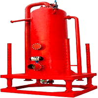 Separator Gas Cair Lapangan Minyak dengan Motor dan Wadah Tekan Kapasitas 180-320m/h Berat 2600kg untuk Sistem Kontrol Padatan