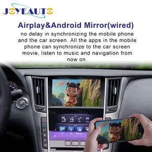 Joyeauto Wireless Apple Carplay Android Auto Video Interface Retrofit For Infiniti 2015-2019 Q50 Mirror-link