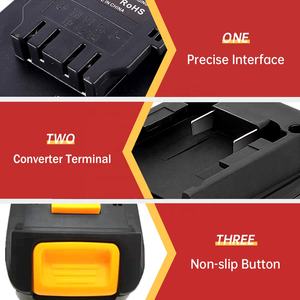 MIL18DL 适配器，用于将密尔沃基 18V 电池转换为得伟 20V 工具电池，用于 <span class=keywords><strong>M</strong></span>-18s 电池的转换，以用于得伟 20V 工具使用 - Product Image 2