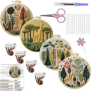 Vendita calda giraffa Set da ricamo a punto croce Set di Kit da ricamo Set da ricamo per principianti punto croce - Product Image 1