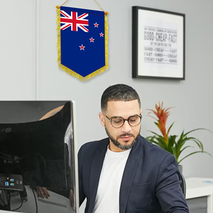 Mini Banderas de Coche de 20x30cm de Nueva Zelanda, Decoración de Pared, Accesorios de Exhibición, Pequeños Adornos para Colgar - Product Image 2