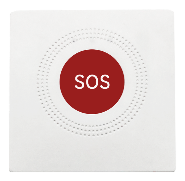 Wireless Tuya Zigbee Caregiver Pager Panic SOS Emergency Call Button for Elderly Alarm Bell Medical Alert Calling