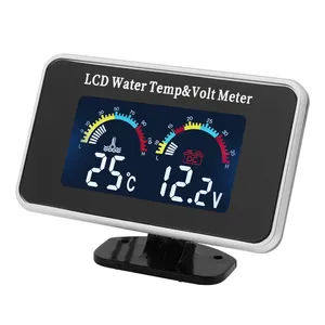 Prix <span class=keywords><strong>d</strong></span>'usine - Voltmètre numérique LCD pour <span class=keywords><strong>voiture</strong></span> + thermomètre de température de l'<span class=keywords><strong>eau</strong></span> 2 en 1 avec capteur de 10 mm 12V24V - Product Image 5
