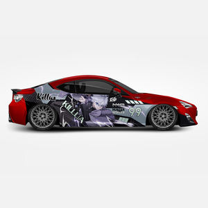 Venta al por mayor Hunter x Hunter car WRAP 01, diseño de coche de gran envoltura. Calcomanía pegatina <span class=keywords><strong>Anime</strong></span> Itasha | Lado del coche gráfico | Calcomanía de vinilo - Product Image 2