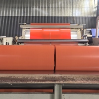 Tissu PVC enduit sans couture pour fabricants, matériau imperméable à haute adhérence pour housses industrielles extra larges