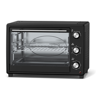 Mini Four Électrique Mécanique 36L pour Pizza Maison Cuisson Hôtel Utilisation Commerciale 1500W