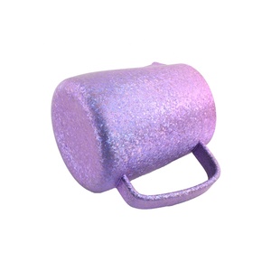 Jarra para espumar leche de titanio puro, color púrpura, diseño moderno, accesorio para juego de café y té - Product Image 6