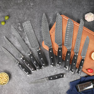 Ensembles de couteaux professionnels pour maîtres chefs, ensemble de couteaux avec sac, étui, ciseaux, couteaux de <span class=keywords><strong>boucher</strong></span> de cuisine culinaire, coupe de cuisine - Product Image 2