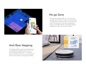 หุ่นยนต์ดูดฝุ่นเรดาร์หุ่นยนต์ดูดฝุ่นอัตโนมัติ4000Pa - Product Image 2