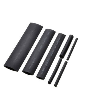 Material PE Única Parede 10 Milímetros Preto <span class=keywords><strong>Heat</strong></span> Shrink Tubing Termoencolhíveis Sleeve - Product Image 1