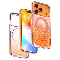 Coque AUREXIONICS à dégradé ondulé pour iPhone 17 Pro Max avec protection anti-traces de doigts