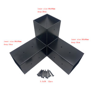 Celia Chinese Aluminium Fabriek Goedkope Prijs Van 3-weg Hoekbeugels <span class=keywords><strong>Pergola</strong></span> Hoek Brace Buitenshuis Gebruik - Product Image 4