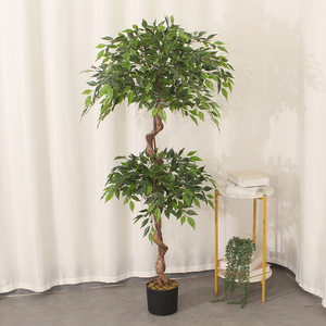ต้นเบนจามินเทียมต้นไม้ <span class=keywords><strong>Ficus</strong></span> เทียมสำหรับตกแต่งบ้านต้นไม้ไทรเทียม - Product Image 1