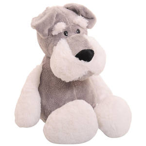 Schnauzer Figuur Duitse Herder Politiehond Schattige Pluche Speelgoed Meester Hond Pop Kinderen Cadeau Groothandel - Product Image 1