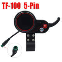 Tableau de bord au lithium TF100 5/6 broches pour trottinette électrique KUGOO M4/PRO – Pièces de rechange pour affichage d'informations et communication