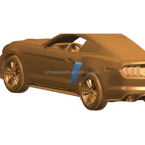 Cubierta Decorativa Haosheng para Ventilación Lateral, Cubierta de Plástico Brillante <span class=keywords><strong>Negra</strong></span> para Ventilación Lateral Trasera para <span class=keywords><strong>Mustang</strong></span> 2015-2023 - Product Image 5