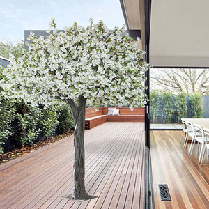 Decoración romántica flor artificial grande <span class=keywords><strong>arco</strong></span> de árbol Cerezo artificial ramas sakura - Product Image 2