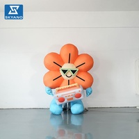 Modèle de Mascotte Gonflable Personnalisée en Forme de Fleur ou de Personnage de Dessin Animé pour Publicité et Décoration d'Événements Extérieurs