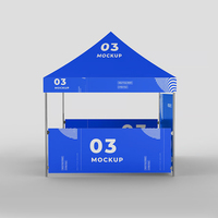 Nouveau modèle recommandé Tente personnalisée avec logo 10x10 tente pop-up pour publicité extérieure, affichage d'exposition commerciale