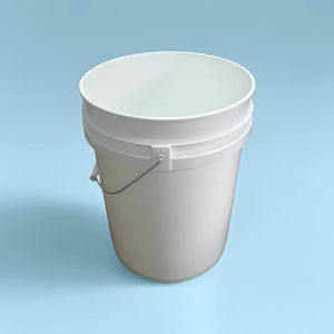 Seau en plastique HDPE de 20 litres de qualité alimentaire, épais et résistant, 90 mil, avec couvercle hermétique - Product Image 2