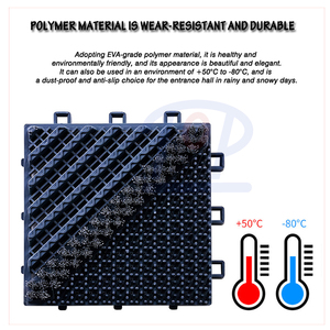 Doormat Outdoor Entrance Interlocking Heavy Duty Door <b>Mat</b> Nylon Brush Anti Slip 60*120cm - Product Image 4