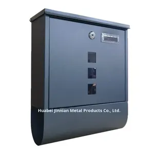 Buzón de Pared con Cerradura, Buzón de <span class=keywords><strong>Opiniones</strong></span>, Buzón Exterior Resistente a la Lluvia, Estilo Chino con Flores de Rosa - Product Image 5