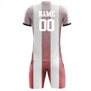 เสื้อฟุตบอล โพลีเอสเตอร์ 100% น้ำหนักเบา แห้งเร็ว ระบายอากาศดี พร้อมบริการตัดเย็บอัตโนมัติ รับทำตามแบบทีม พร้อมบริการ OEM - Product Image 2