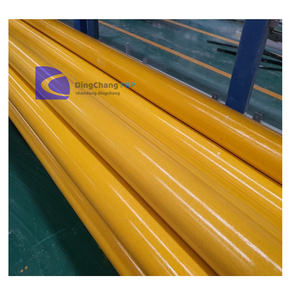 Profil de Pultrusion de fibre de verre Matériau d'isolation de grain de bois d'<span class=keywords><strong>imitation</strong></span> Tube carré en fibre de verre Tube rond d'isolation Tube rond - Product Image 1