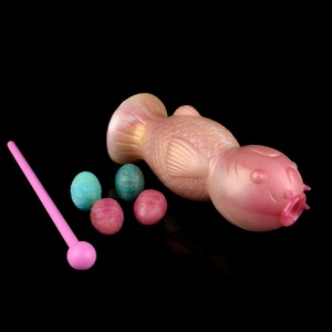 Nuevo Juguete Sexual Anal con Forma de Pez, Tapón Anal de Silicona de Fantasía, Dildo Ovipositor con Huevos, Juguete Ovipositor para Juegos Sexuales para Adultos - Product Image 5