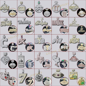 Iced Out colgante cadenas hombres letras Real 925 Plata sólida Hip Hop joyería personalizada VVS Moissanite collar fino colgantes encantos - Product Image 6