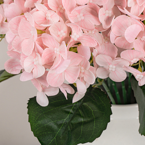 High Simulation Silk Artificial Hydrangea Flowers Soft Fake <strong>Flo</strong> for Wedding Thanksgiving Christmas Home Decoration - Product Image 5