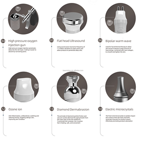 Machine faciale professionnelle 17 en 1 Hydro Facial 17 en 1 Hydro Dermabrasion Rajeunissement de la peau - Product Image 2