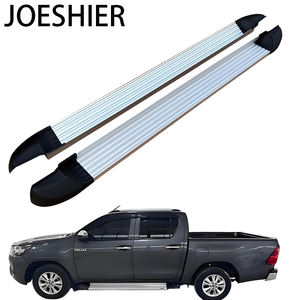 JOESHIER High Quality 4x4 Aluminum Alloy Pedal Off-Road Car Side <b>Steps</b> for Hilux REVO 2007-2014 Running Board Foot <b>Steps</b> - Product Image 1