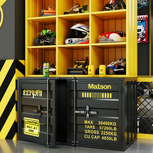 Étagère de présentation en fer moderne et créative, faite à la main, pour Lego, CD, multi-grilles, mobilier commercial, rangement pour boîtes mystères, atelier, entrepôt - Product Image 4