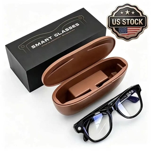 US Stock SNT GS5 AI Smart Sunglasses Glasses Charging Case With 8MP Camera Chatgpt Outdoors Sport Wearable <b>Headset</b> for Men Music - Product Image 1