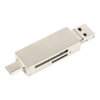 Lecteur de cartes SD TF 3 en 1 USB 2.0 Micro USB OTG Type C
