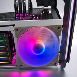 Enfriador de CPU ZeroMaster de Doble Radiador con 6 Tubos de Calor ARGB, Cobre y Aluminio, Rodamiento Fluido, 120 mm, Silencioso, 28dBA, 58CFM, para Computadoras de Juego - Product Image 2