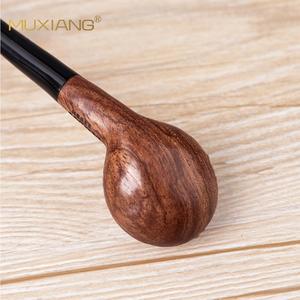 Muxiang Wooden Tobacco Pipe Straight Type Handmade Smoking Pipe With Case For Personal Gift - Product Image 4