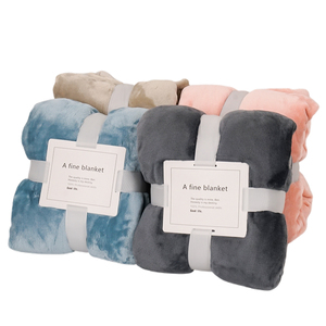 Miễn Phí Mẫu Tùy Chỉnh Mềm 100% Polyester San Hô Flannel Lông Cừu Du Lịch Chăn Nhiệt Chất Lượng Cao Ném Chăn Cho Mùa Đông - Product Image 1