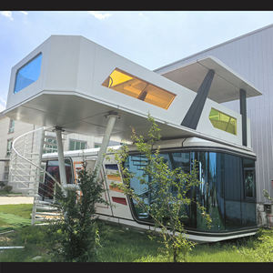 Casa Contenedor Cápsula Espacial de Acero de Lujo S3, Casa Prefabricada Móvil Tipo Cápsula para Hoteles, Villas, Uso en Exteriores, Estilo de Diseño Europeo - Product Image 3