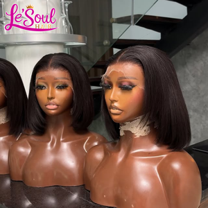 Perruques Courtes Bob en Gros, Perruques Lace Front Sans Colle en Cheveux Humains, Perruques Lace Front HD Complètes, Perruques Lace Front HD Droites en Cheveux Humains Brésiliens - Product Image 2